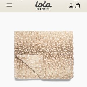 New Lola Blankets Size Large Forest Fawn Rachel Parcell